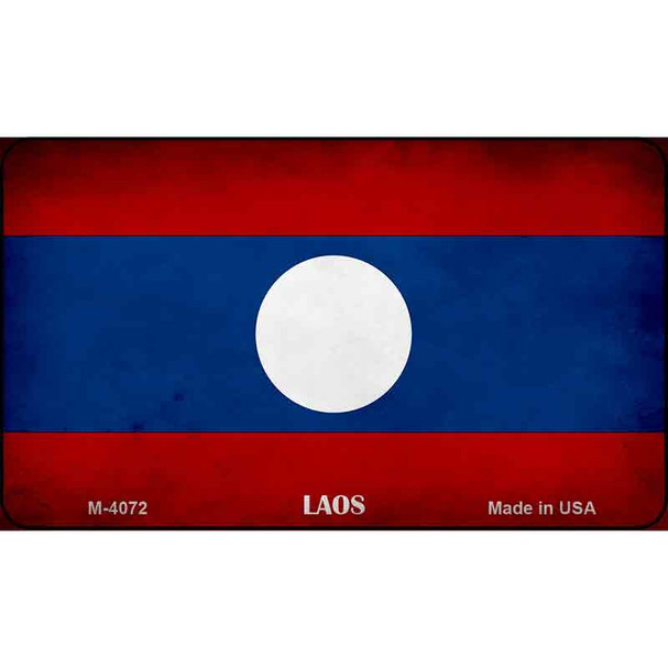 Laos Flag Wholesale Novelty Metal Magnet