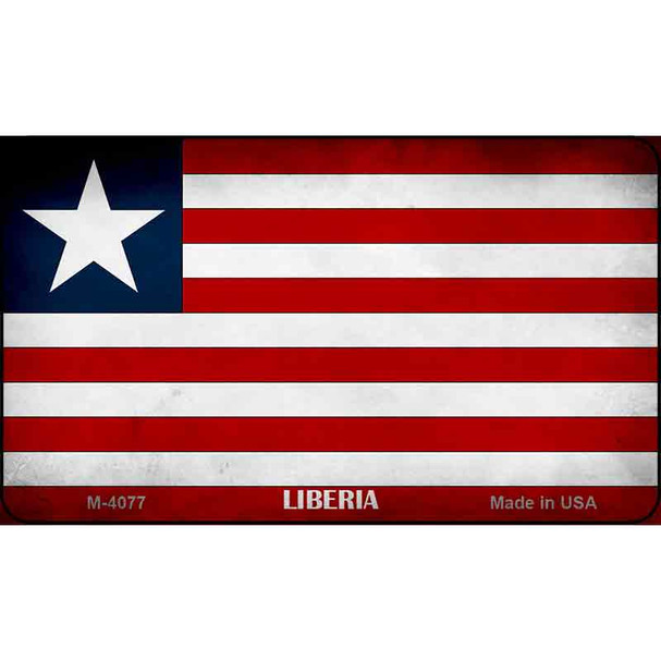 Liberia Flag Wholesale Novelty Metal Magnet