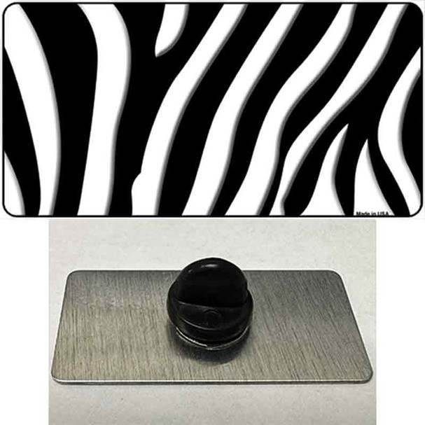 Black White Zebra Wholesale Novelty Metal Hat Pin