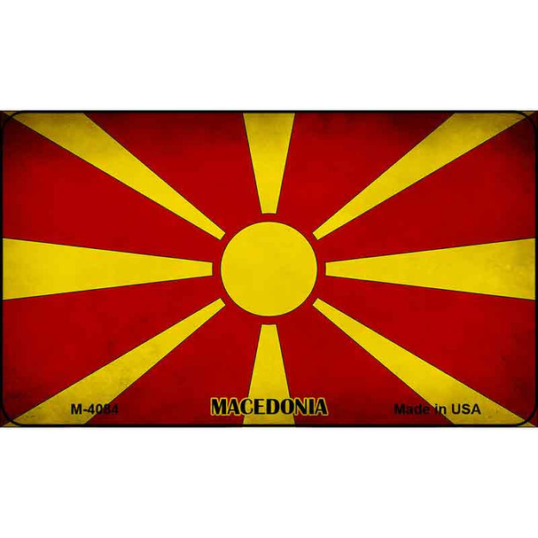 Macedonia Flag Wholesale Novelty Metal Magnet