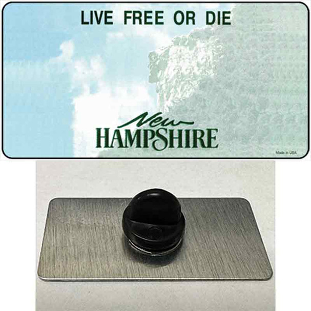 New Hampshire State Blank Wholesale Novelty Metal Hat Pin