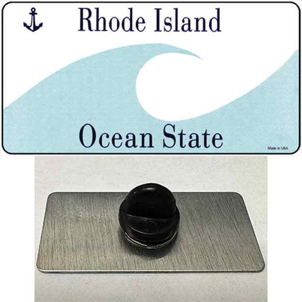 Rhode Island State Blank Wholesale Novelty Metal Hat Pin