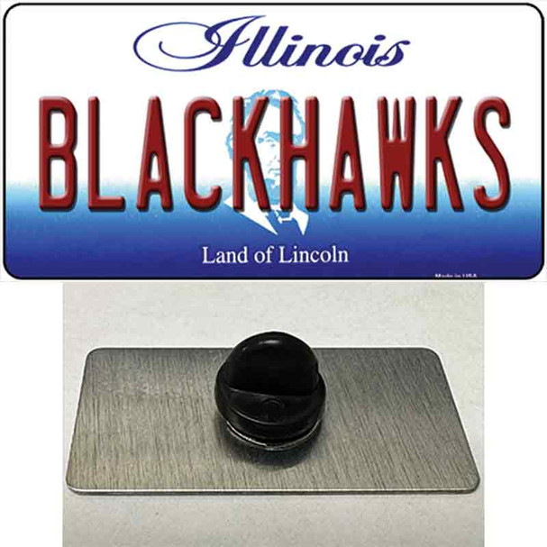 Blackhawks Illinois State Wholesale Novelty Metal Hat Pin