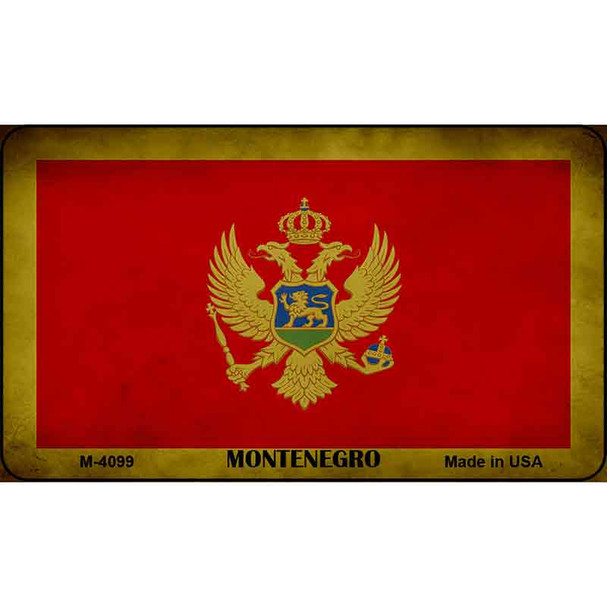 Montenegro Flag Wholesale Novelty Metal Magnet