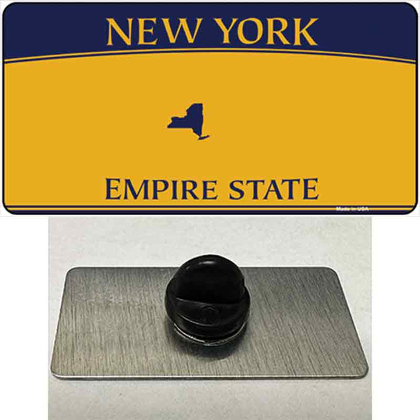 New York State Blanks Wholesale Novelty Metal Hat Pin