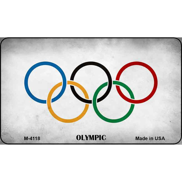 Olympic Flag Wholesale Novelty Metal Magnet