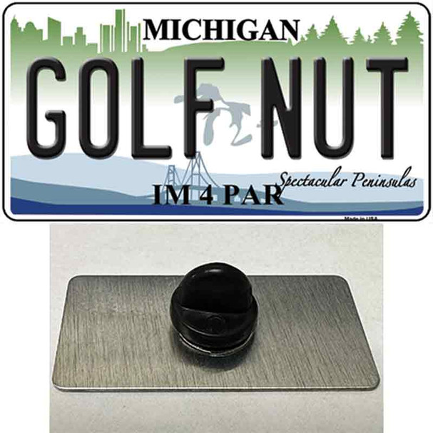 Golf Nut Michigan State Wholesale Novelty Metal Hat Pin