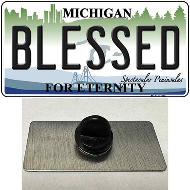 Blessed Michigan State Wholesale Novelty Metal Hat Pin