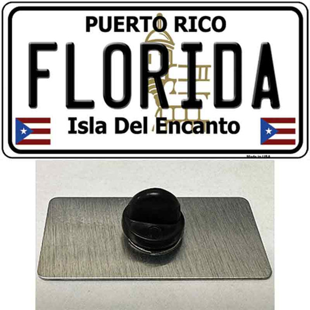 Florida Puerto Rico Wholesale Novelty Metal Hat Pin