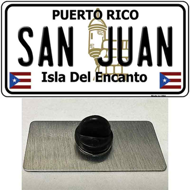 San Juan Puerto Rico Wholesale Novelty Metal Hat Pin