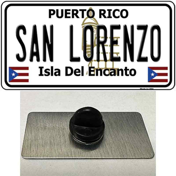 San Lorenzo Puerto Rico Wholesale Novelty Metal Hat Pin