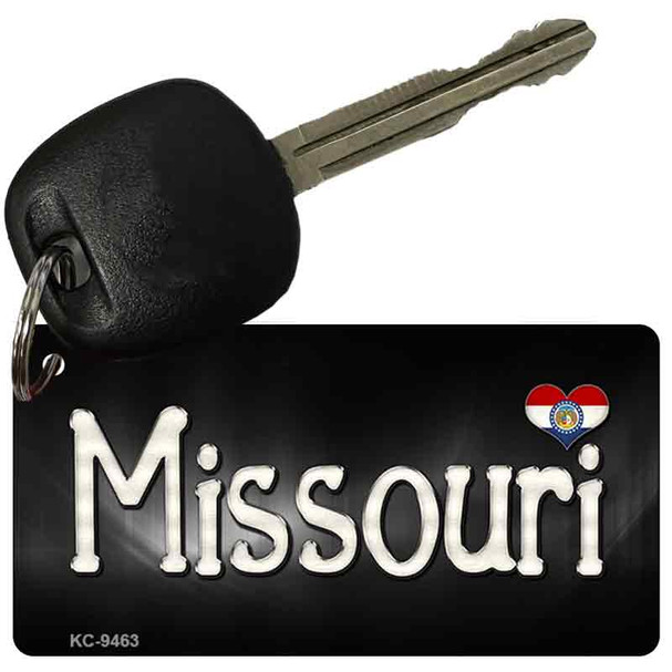 Missouri Flag Script Wholesale Novelty Key Chain