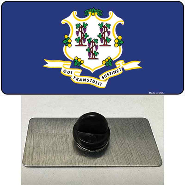 Connecticut State Flag Wholesale Novelty Metal Hat Pin