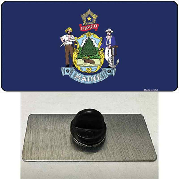 Maine State Flag Wholesale Novelty Metal Hat Pin