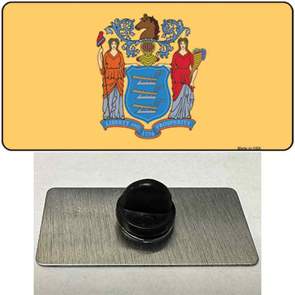 New Jersey State Flag Wholesale Novelty Metal Hat Pin