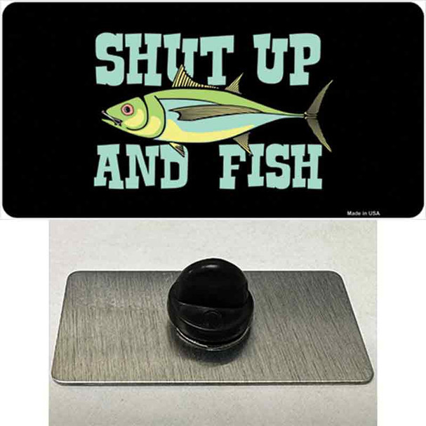 Shut Up And Fish Wholesale Novelty Metal Hat Pin