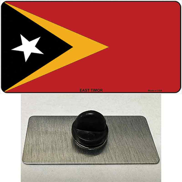 East Timor Flag Wholesale Novelty Metal Hat Pin