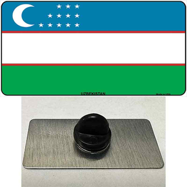 Uzbe Kistan Flag Wholesale Novelty Metal Hat Pin