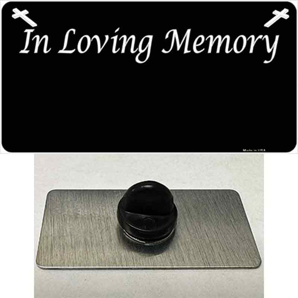 In Loving Memory Black Wholesale Novelty Metal Hat Pin