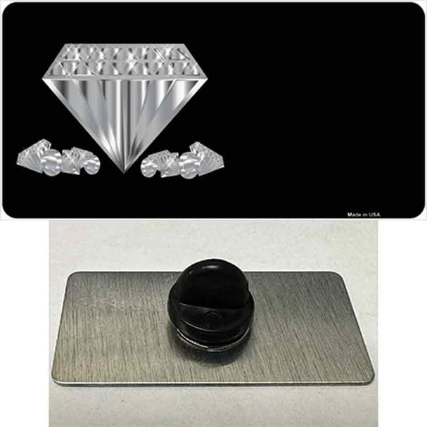 Diamonds Offset Wholesale Novelty Metal Hat Pin