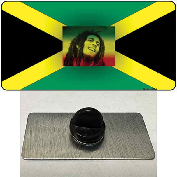 Jamaica Flag Bob Marley Wholesale Novelty Metal Hat Pin