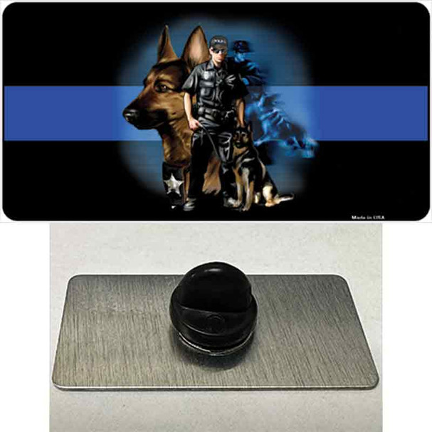 Thin Blue Line Police K-9 Wholesale Novelty Metal Hat Pin
