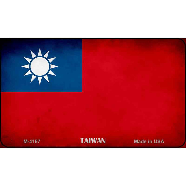 Taiwan Flag Wholesale Novelty Metal Magnet