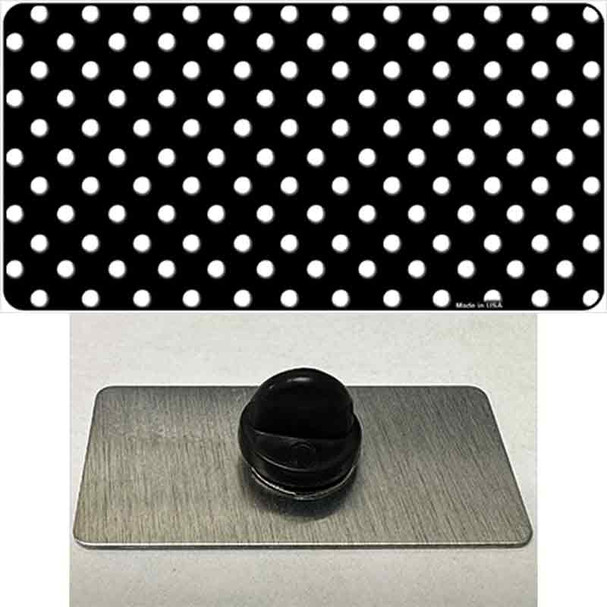 Black Polka Dot Wholesale Novelty Metal Hat Pin