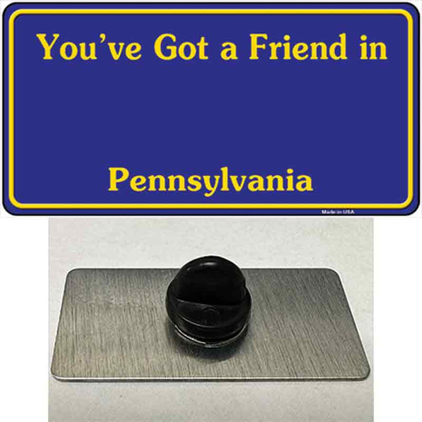 Pennsylvania Blue State Blank Wholesale Novelty Metal Hat Pin