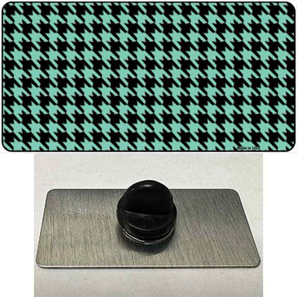 Mint Black Houndstooth Wholesale Novelty Metal Hat Pin