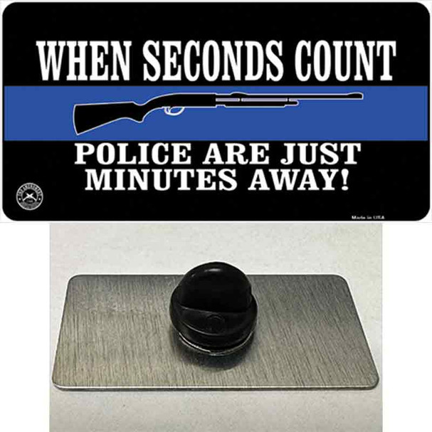Police Are Just Minutes Away Wholesale Novelty Metal Hat Pin