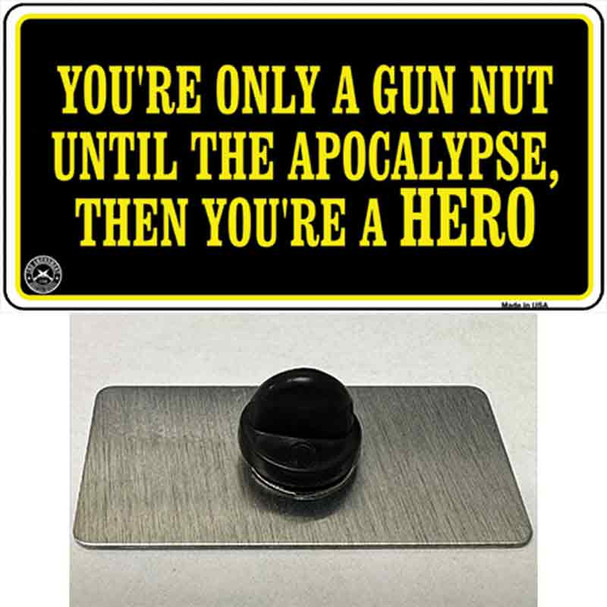 Gun Nut Wholesale Novelty Metal Hat Pin
