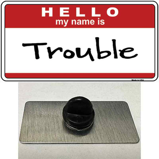 Trouble Wholesale Novelty Metal Hat Pin