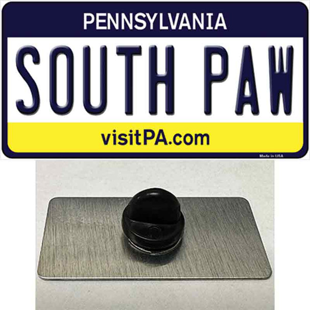 South Paw Pennsylvania State Wholesale Novelty Metal Hat Pin