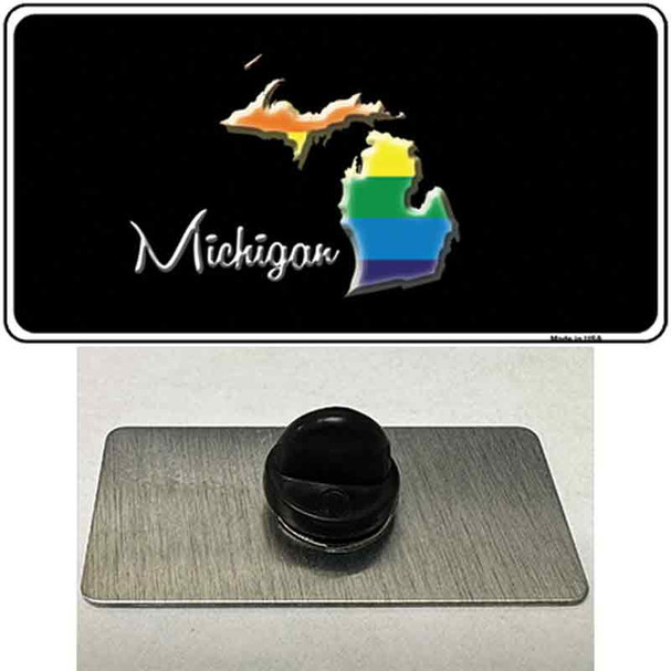 Michigan Rainbow Wholesale Novelty Metal Hat Pin