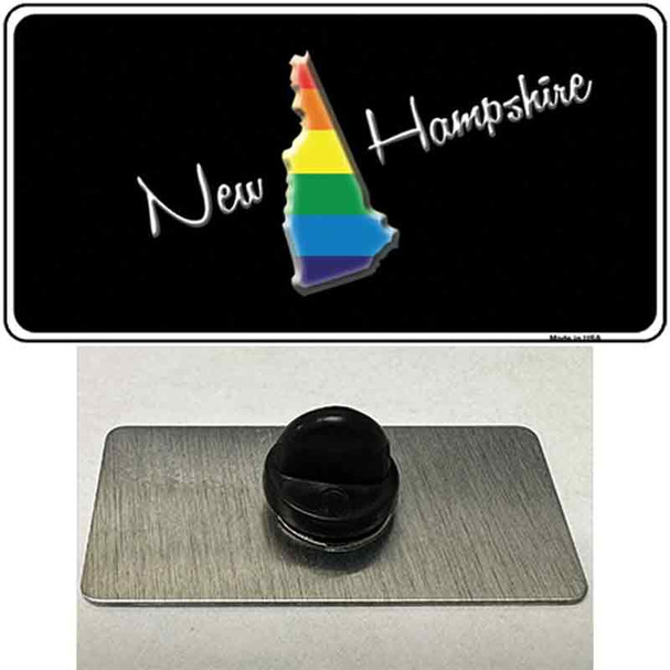 New Hampshire Rainbow Wholesale Novelty Metal Hat Pin