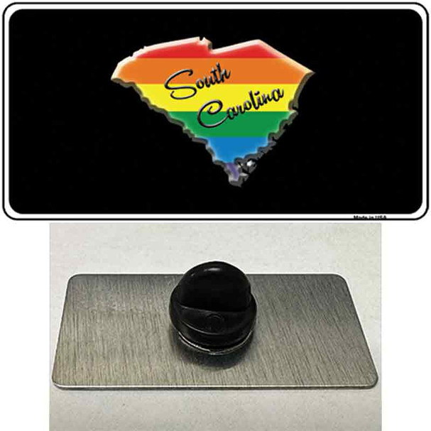 South Carolina Rainbow Wholesale Novelty Metal Hat Pin