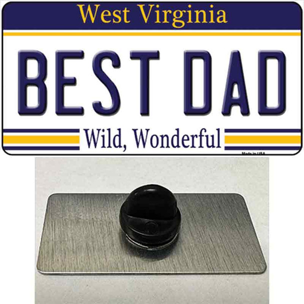 Best Dad West Virginia Wholesale Novelty Metal Hat Pin