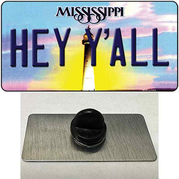 Hey YAll Mississippi Wholesale Novelty Metal Hat Pin