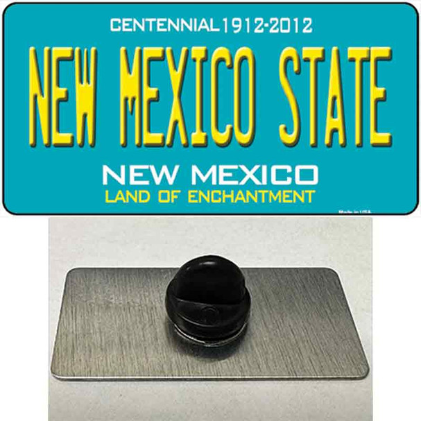New Mexico State Teal Wholesale Novelty Metal Hat Pin