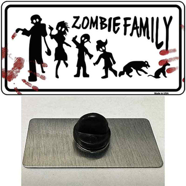Zombie Family White Wholesale Novelty Metal Hat Pin