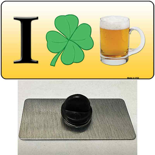 I Shamrock Beer Wholesale Novelty Metal Hat Pin