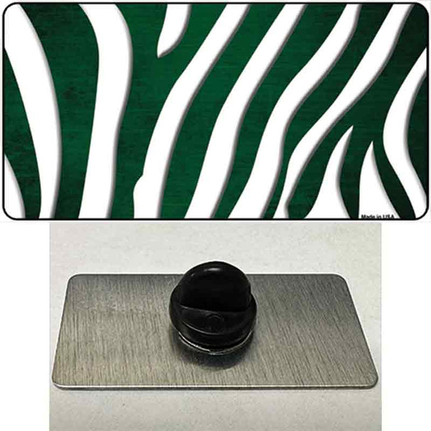 Green White Zebra Oil Rubbed Wholesale Novelty Metal Hat Pin