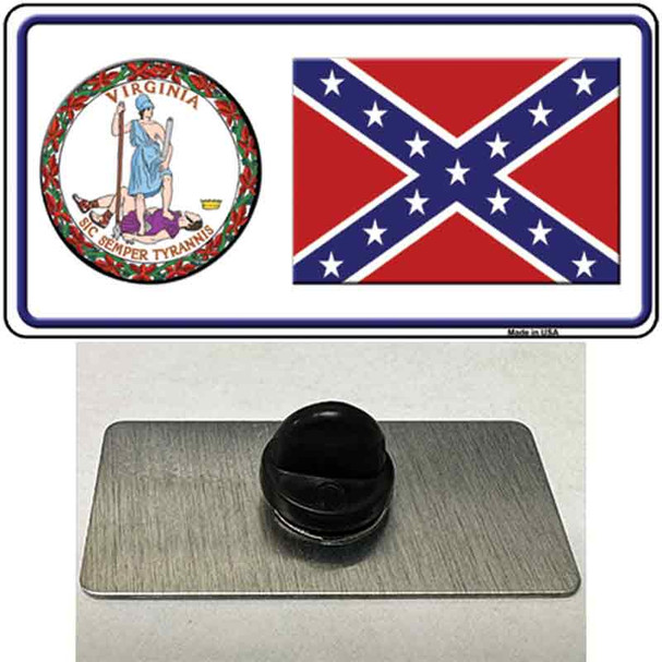 Confederate Flag Virginia Seal Wholesale Novelty Metal Hat Pin