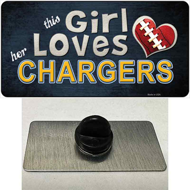 This Girl Loves Her Chargers Wholesale Novelty Metal Hat Pin