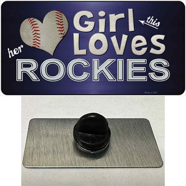 This Girl Loves Her Rockies Wholesale Novelty Metal Hat Pin