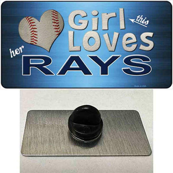 This Girl Loves Her Rays Wholesale Novelty Metal Hat Pin