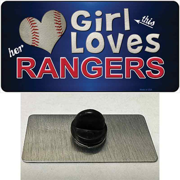 This Girl Loves Her Rangers Wholesale Novelty Metal Hat Pin