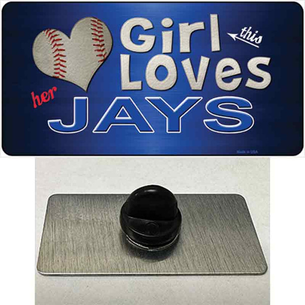 This Girl Loves Her Jays Wholesale Novelty Metal Hat Pin