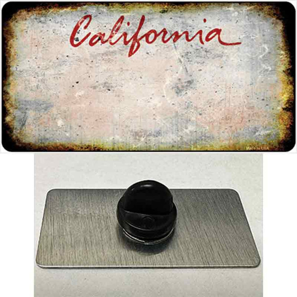 California Rusty Blank Wholesale Novelty Metal Hat Pin